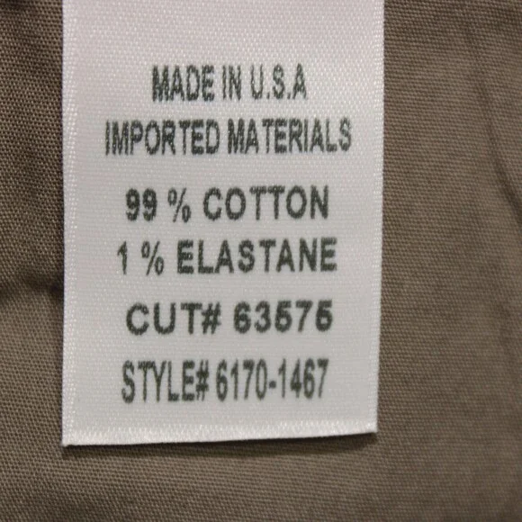 Citizens of Humanity NWT 5 Pocket Jean Cut Pants Size 36 US Solid Green Cotton